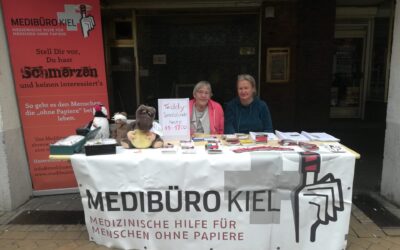 Das Medibüro beim Brunnenfest